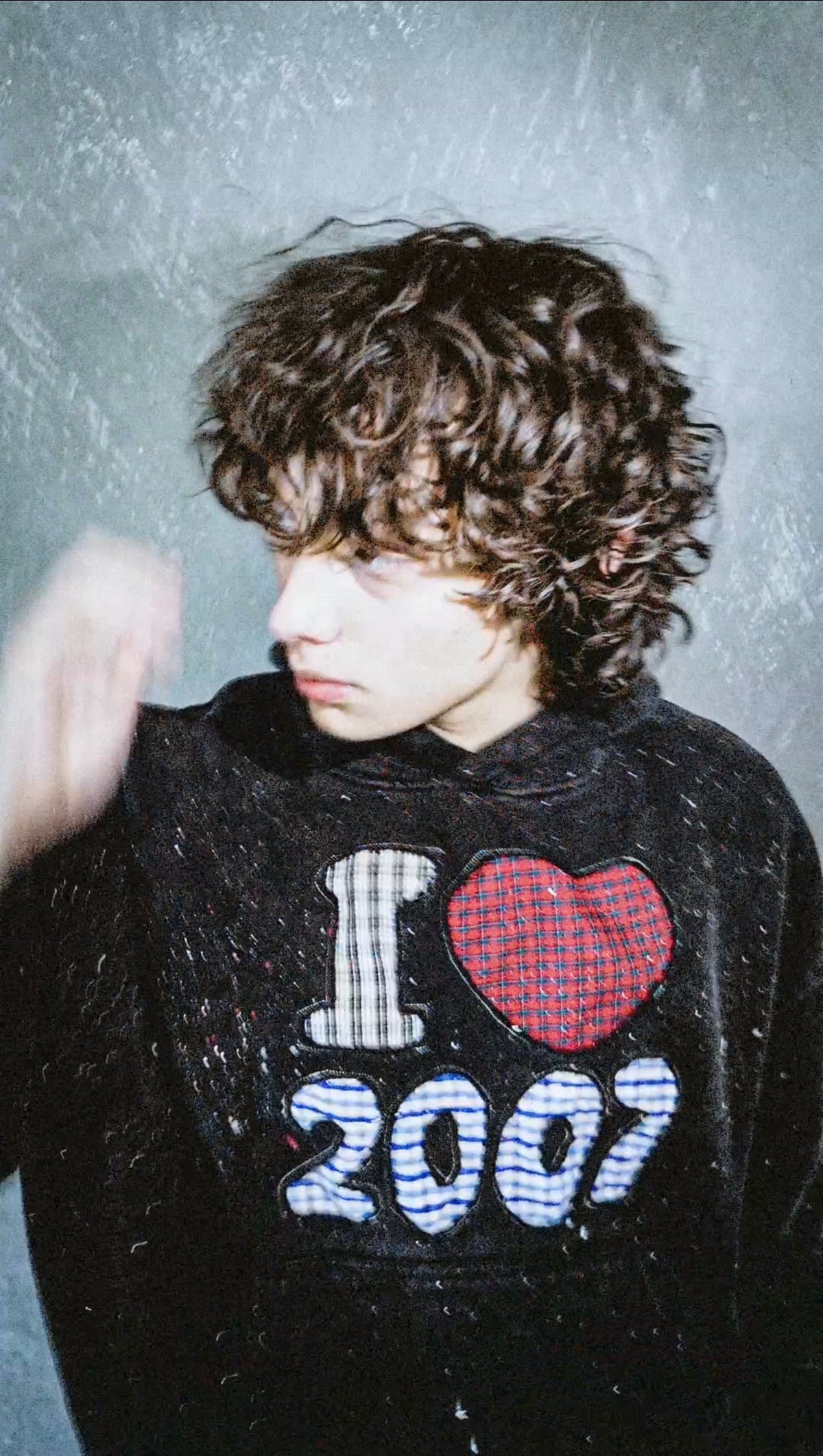 I HEART 2007 HOODIE (LIMITED EDITION, 100 PCS) CUSTOM EMBROIDERY + PAINT SPLATTER — PRE-ORDER